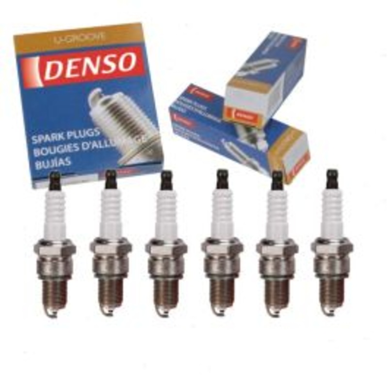 6 pc DENSO Standard U-Groove 3204 W20EX-U/SOLID Spark Plugs