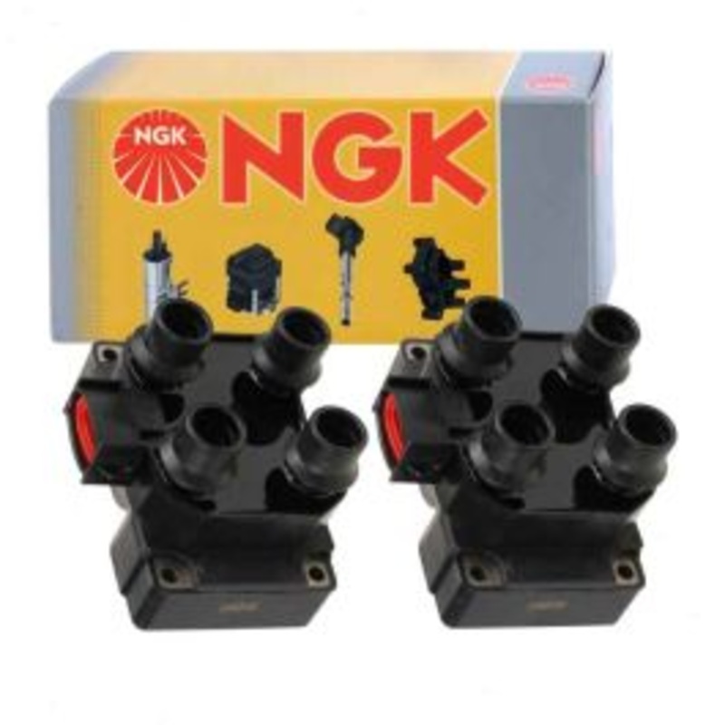 2 pc NGK Ignition Coils for 1992-1997 Ford Crown Victoria 4.6L V8