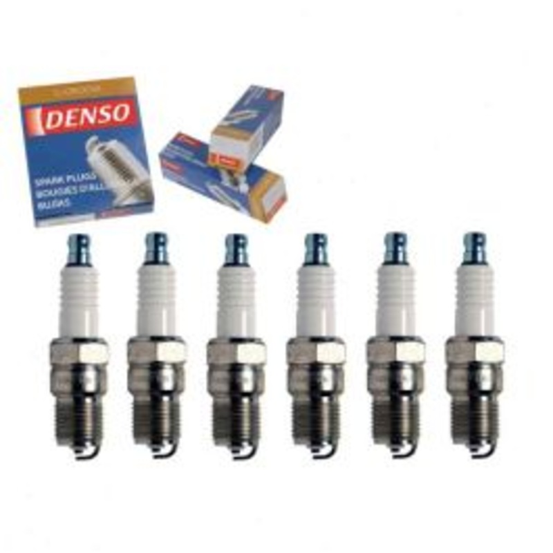 6 pc DENSO Standard U-Groove Spark Plugs for 1988-1991 Mercedes-Benz 300SE 3.0L L6
