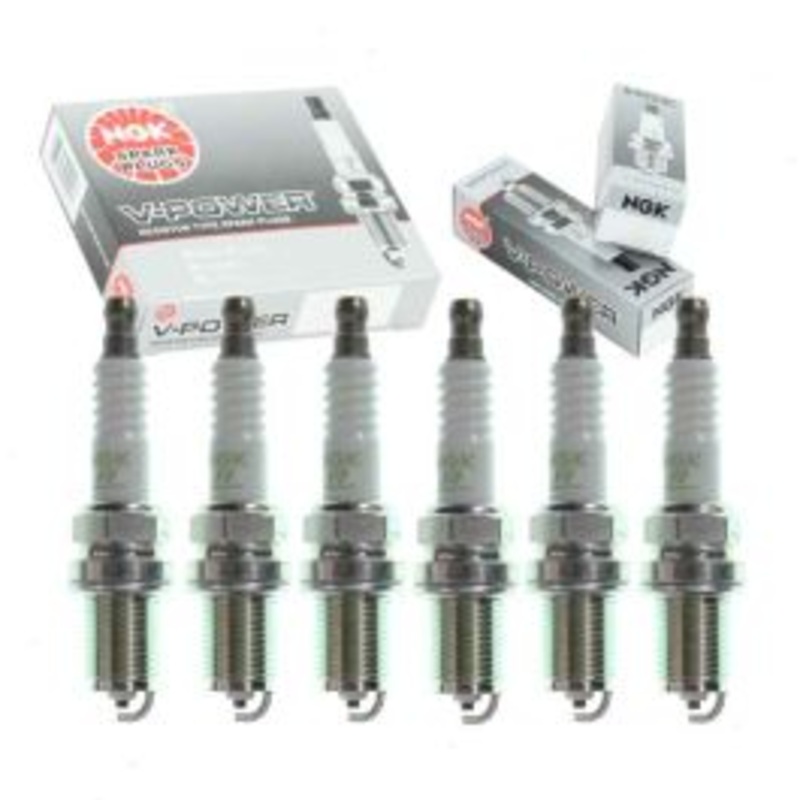 6 pc NGK V-Power Spark Plugs for 1998-2005 Volkswagen Passat 2.8L V6