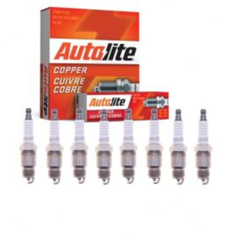 8 pc Autolite Copper Core Spark Plugs for 1987 Chevrolet R10 5.0L V8