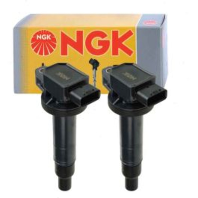 2 pc NGK 48668 U5027 Ignition Coils