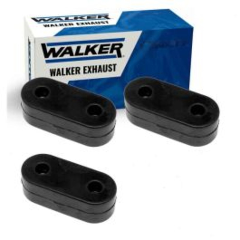 3 pc Walker Tail Pipe Exhaust System Insulators for 2011-2017 GMC Sierra 2500 HD 6.0L V8
