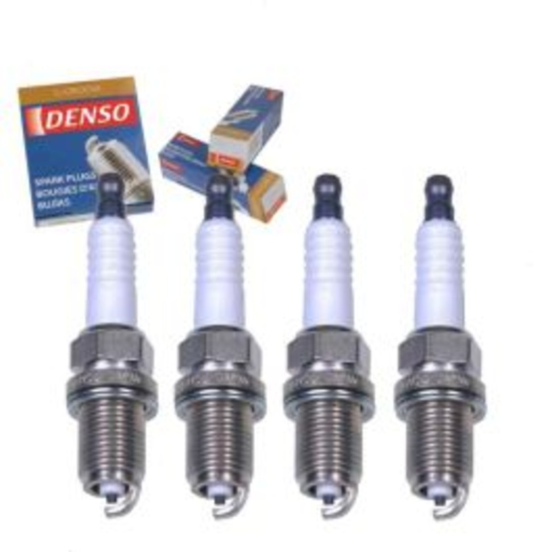 4 pc DENSO Standard U-Groove Spark Plugs for 1989-1992 Daihatsu Charade 1.3L L4