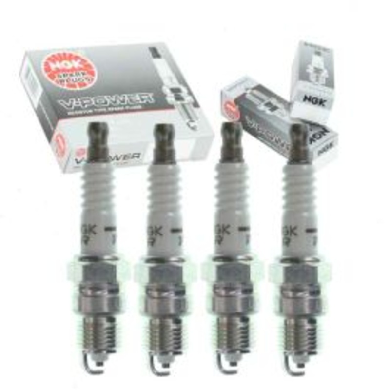 4 pc NGK V-Power Spark Plugs for 1981-1987 Pontiac T1000 1.6L L4