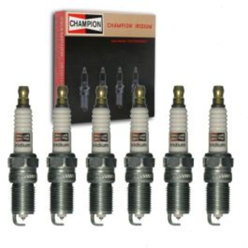 6 pc Champion Iridium Spark Plugs for 1992-2005 Pontiac Grand Am 3.1L 3.3L 3.4L V6