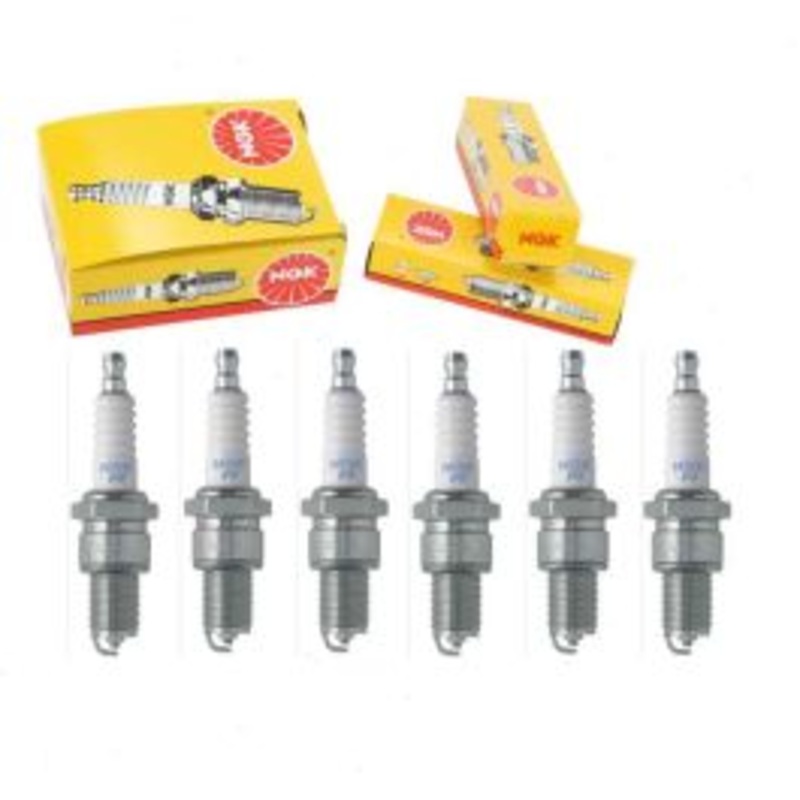 6 pc NGK Standard 6770 BPR2ES BLYB Spark Plugs