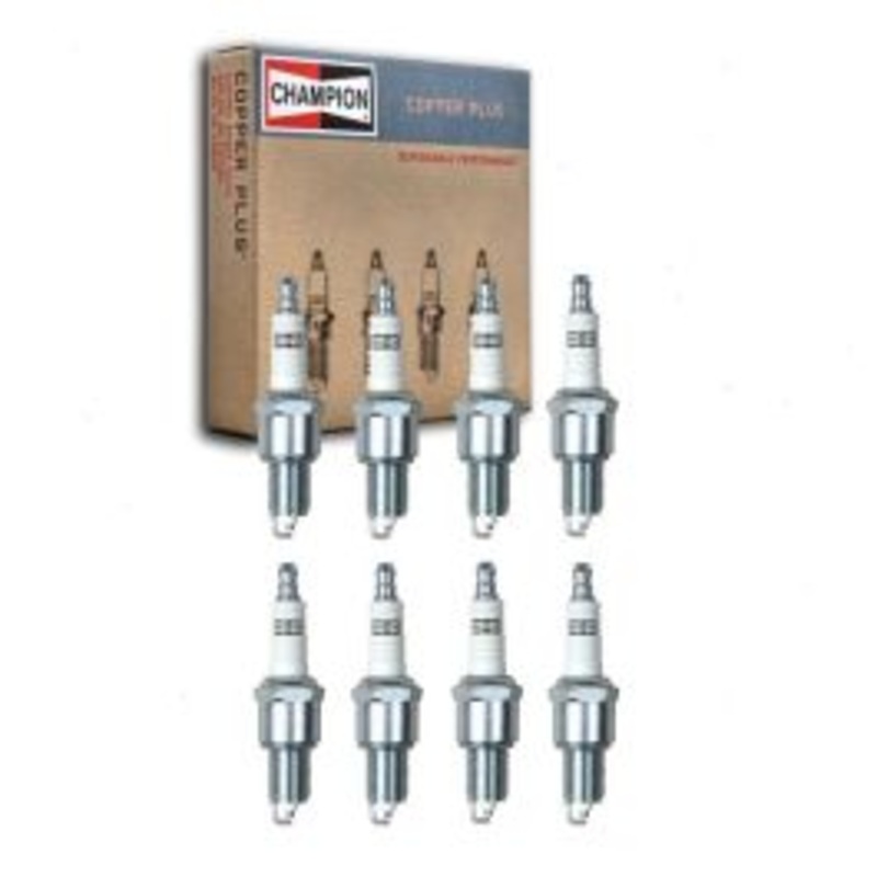 8 pc Champion Copper Plus Spark Plugs for 1961-1970 Pontiac Strato-Chief 6.5L 6.7L 7.4L V8