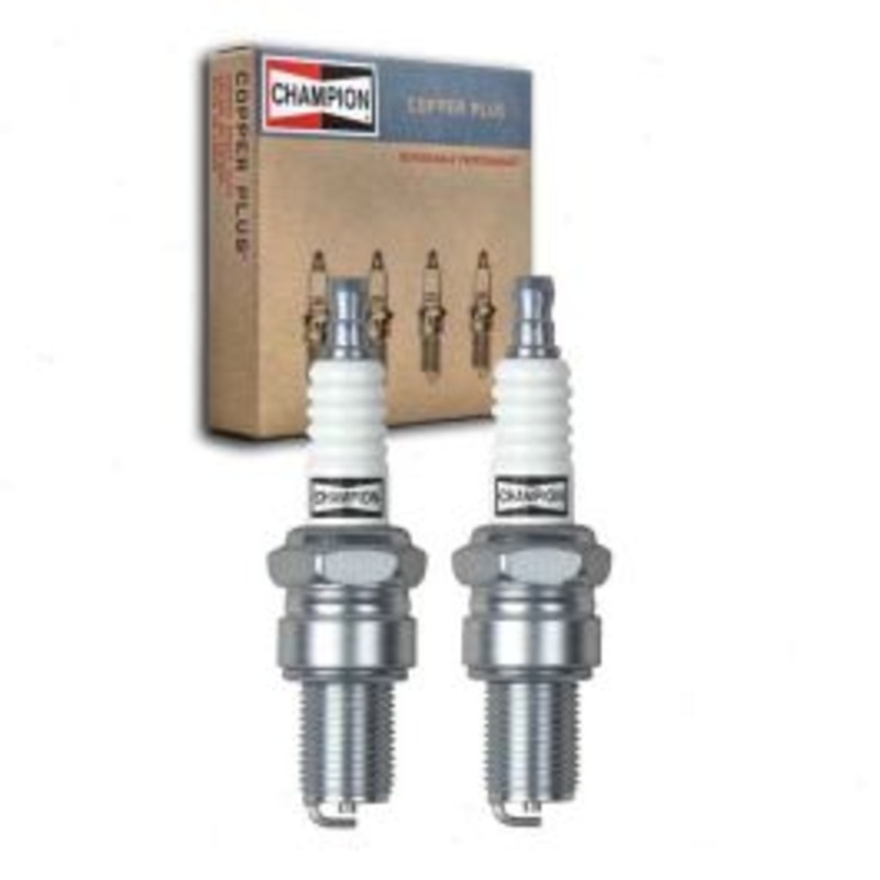 2 pc Champion Copper Plus Spark Plugs for 1957 Fairthorpe Atom 0.3L L2