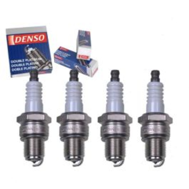 4 pc DENSO Double Platinum Spark Plugs for 1982 Plymouth Reliant 2.6L L4