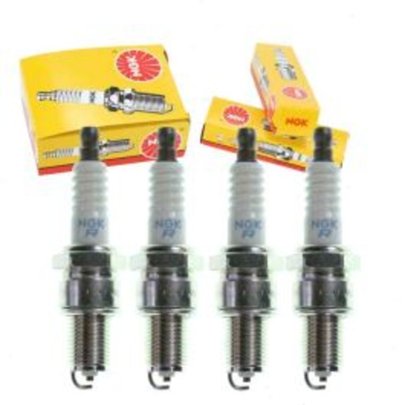 4 pc NGK Standard Spark Plugs for 1986-1994 Hyundai Excel 1.5L L4