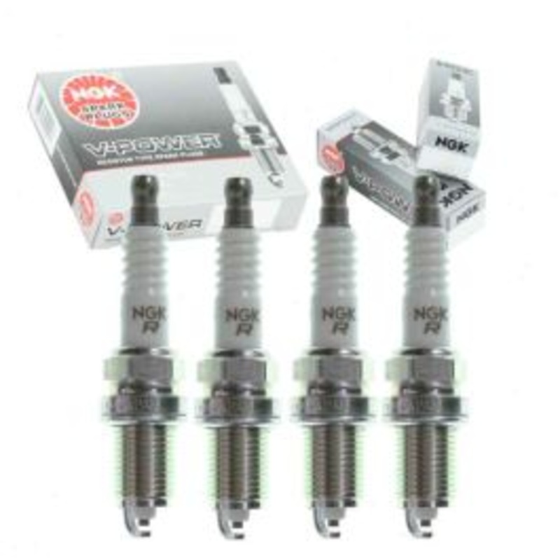 4 pc NGK V-Power Spark Plugs for 1982 Mercury LN7 1.6L L4