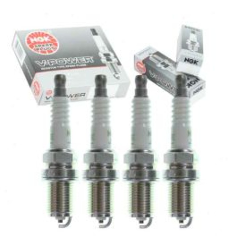 4 pc NGK V-Power Spark Plugs for 1997-1998 Mercedes-Benz C230 2.3L L4