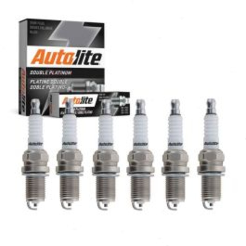6 pc Autolite Double Platinum Spark Plug for 1995-1997 Saab 900 2.5L V6