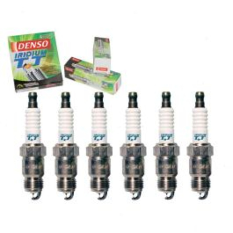 6 pc DENSO Iridium TT Spark Plugs for 1975-1980 Dodge B100 3.7L L6