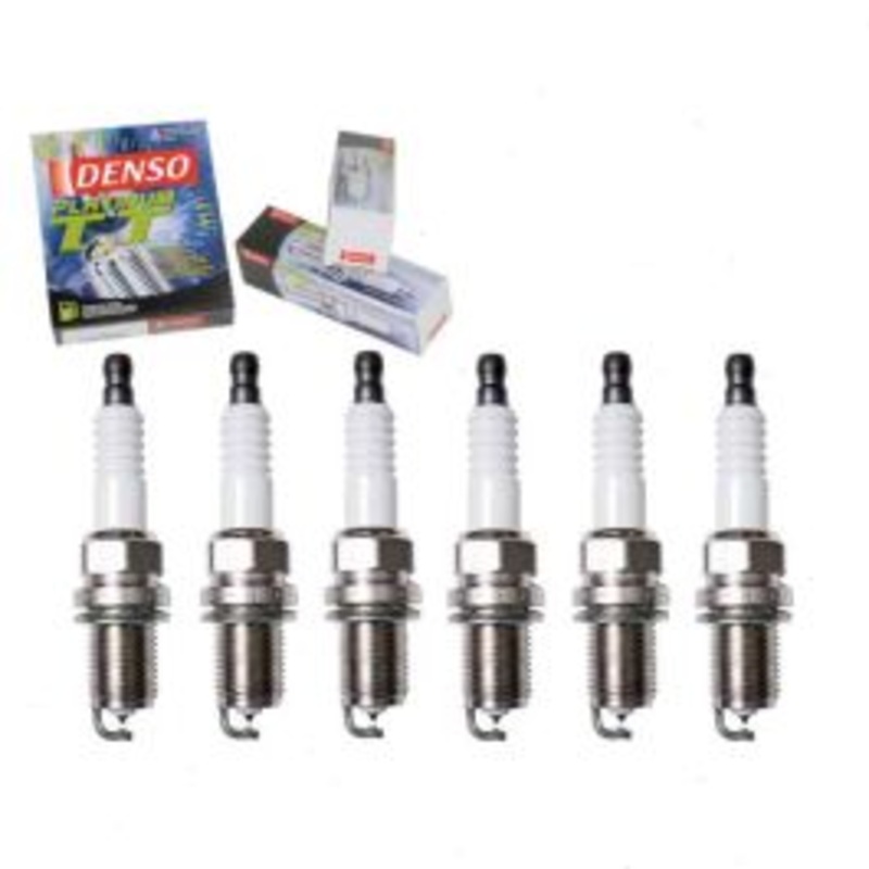 6 pc DENSO Platinum TT Spark Plugs for 2002-2005 Volkswagen Golf 2.8L V6