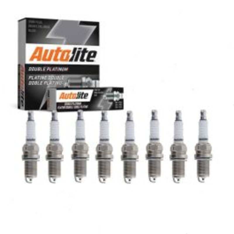 8 pc Autolite Double Platinum APP3924 Spark Plug