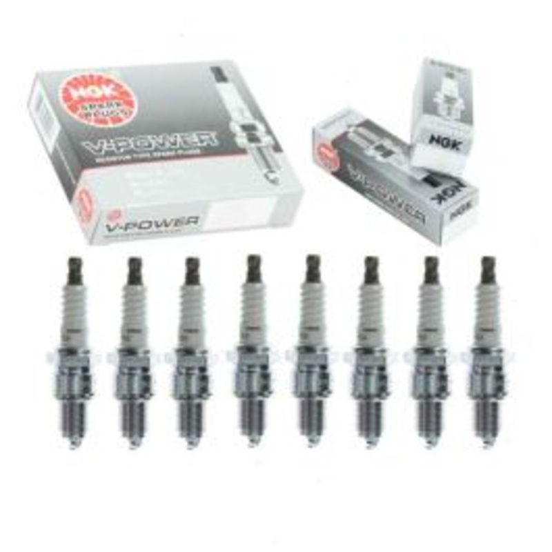 8 pc NGK V-Power Spark Plugs for 1965-1967 American Motors Marlin 4.7L 5.3L 5.6L V8