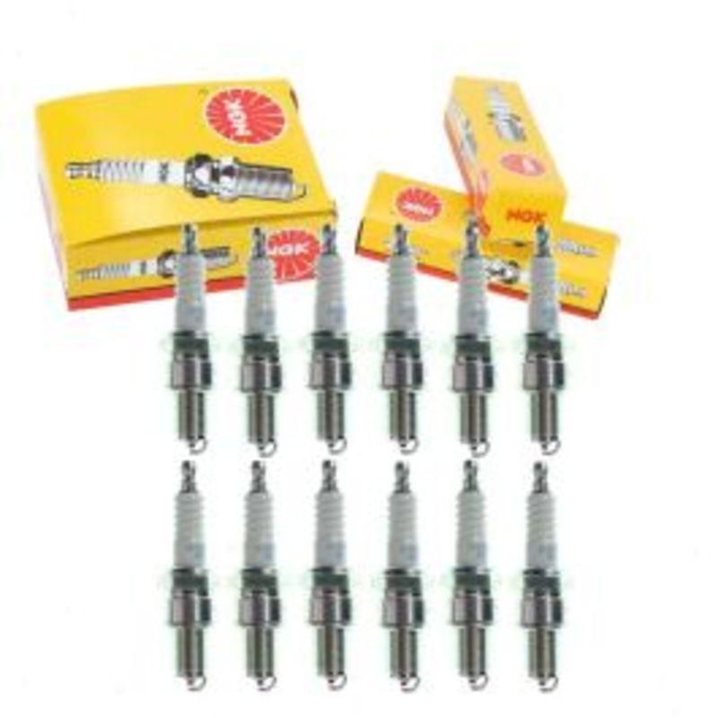 12 pc NGK Standard Spark Plugs for 1968-1970 Ferrari 365 GTC 4.4L V12