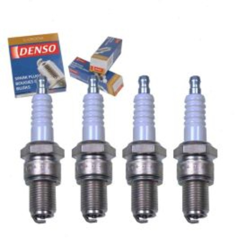 4 pc DENSO Standard U-Groove Spark Plugs for 1976-1977 Renault R17 1.6L L4
