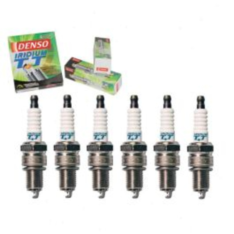 6 pc DENSO Iridium TT Spark Plugs for 1968-1974 Dodge W300 Pickup 3.7L L6