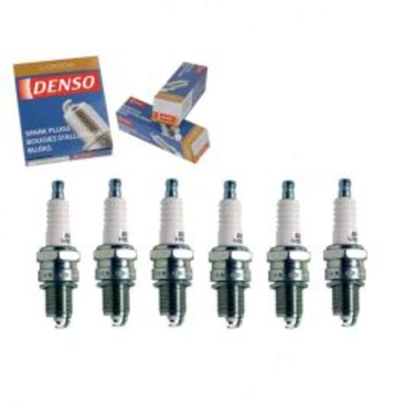 6 pc DENSO Standard U-Groove Spark Plugs for 1974 Plymouth PB200 Van 3.7L L6