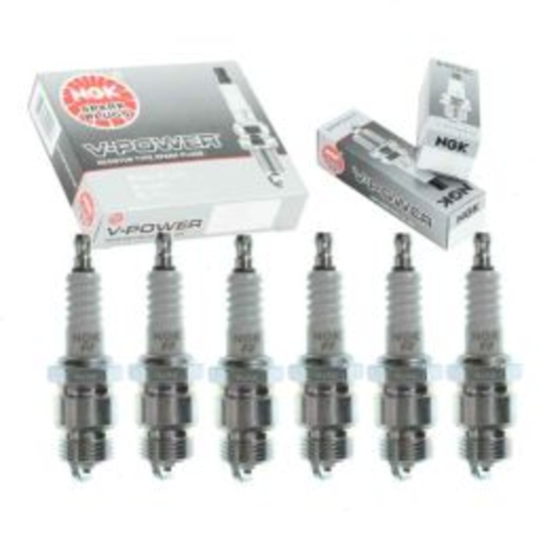 6 pc NGK V-Power Spark Plugs for 1959-1967 Ford Galaxie 3.3L 3.6L 3.7L 3.9L L6