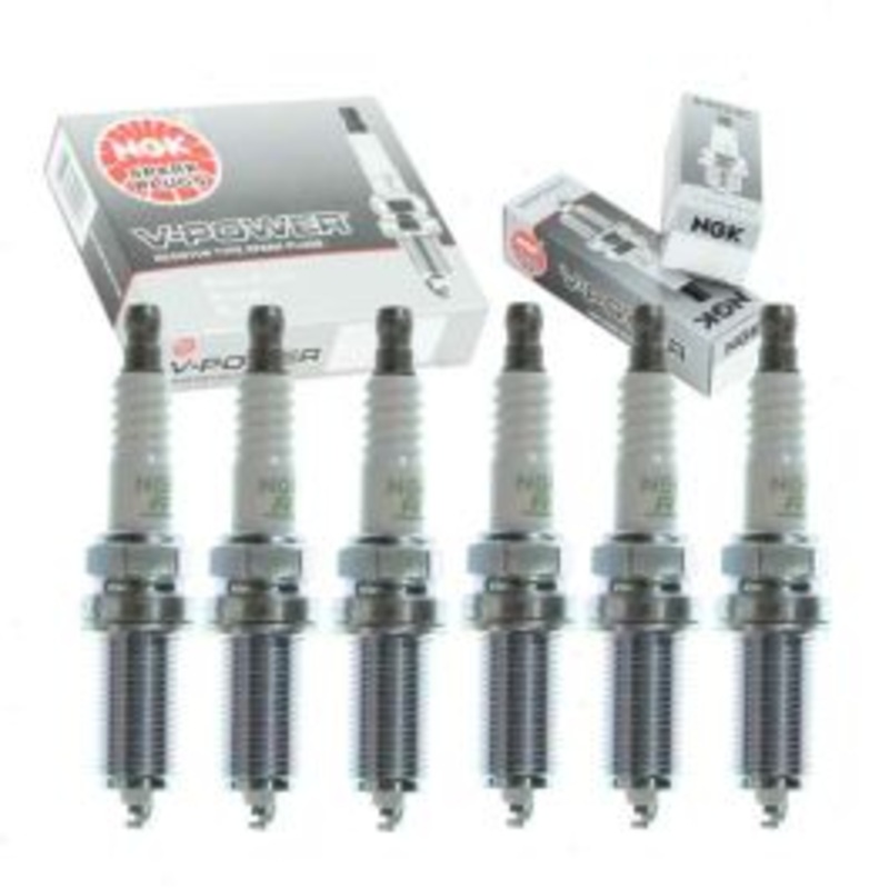 6 pc NGK V-Power Spark Plugs for 2006-2007 BMW 530xi 3.0L L6