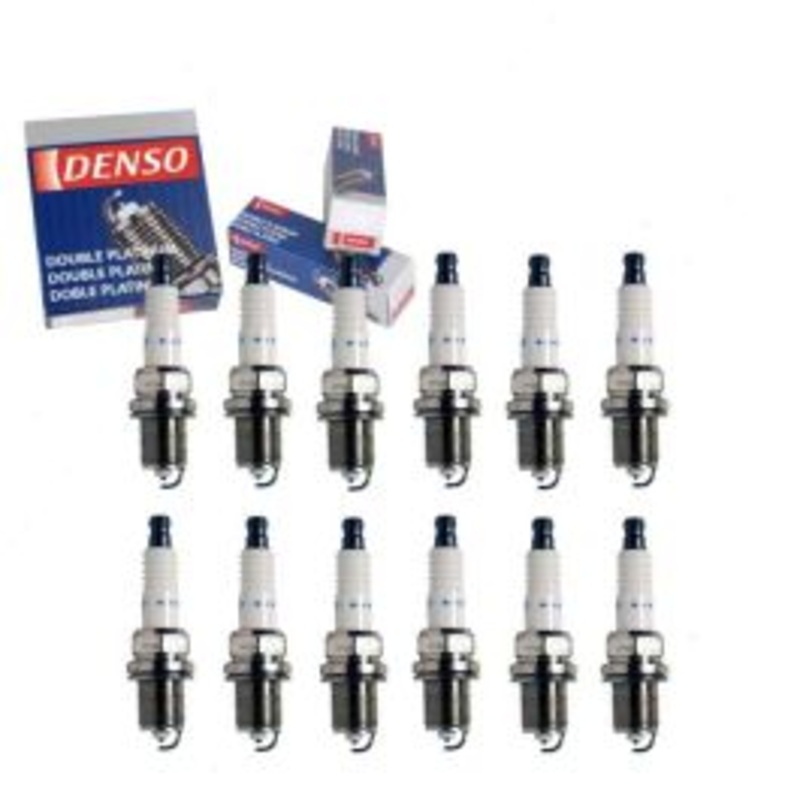 12 pc DENSO Double Platinum Spark Plugs for 1993 Mercedes-Benz 600SL 6.0L V12