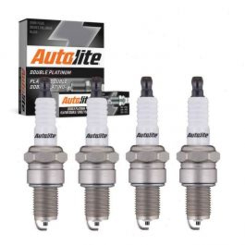4 pc Autolite Double Platinum Spark Plug for 1969-1974 Lancia 2000 2.0L H4