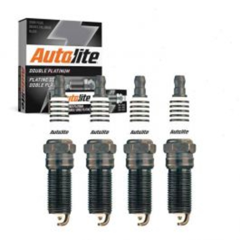 4 pc Autolite Double Platinum Spark Plug for 2013-2016 Cadillac ATS 2.5L L4