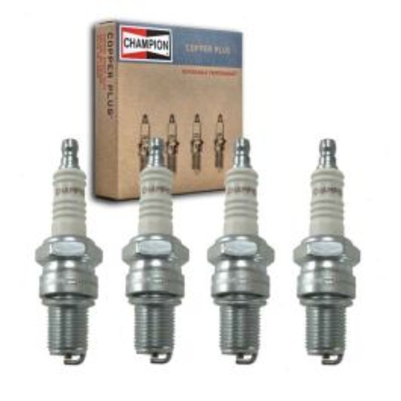 4 pc Champion Copper Plus Spark Plugs for 1963-1970 Alpine A110 1.1L L4