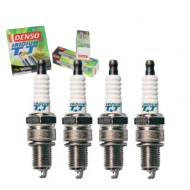 4 pc DENSO Iridium TT Spark Plugs for 1984-1995 Toyota 4Runner 2.4L L4
