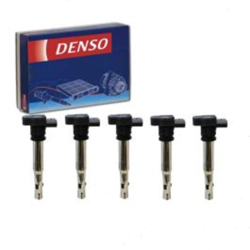 5 pc DENSO Direct Ignition Coils for 2012-2013 Audi TT Quattro 2.5L L5