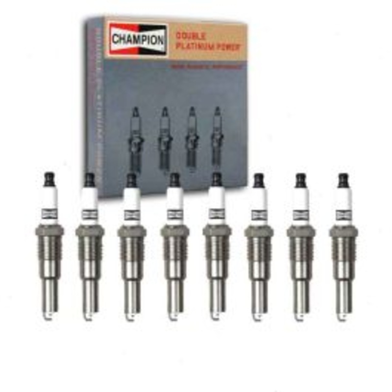 8 pc Champion Double Platinum Spark Plugs for 2006-2008 Lincoln Mark LT 5.4L V8