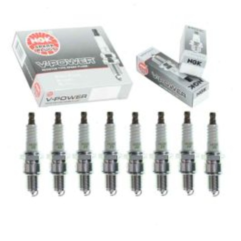 8 pc NGK V-Power Spark Plugs for 1986-1991 Mercedes-Benz 560SEL 5.6L V8