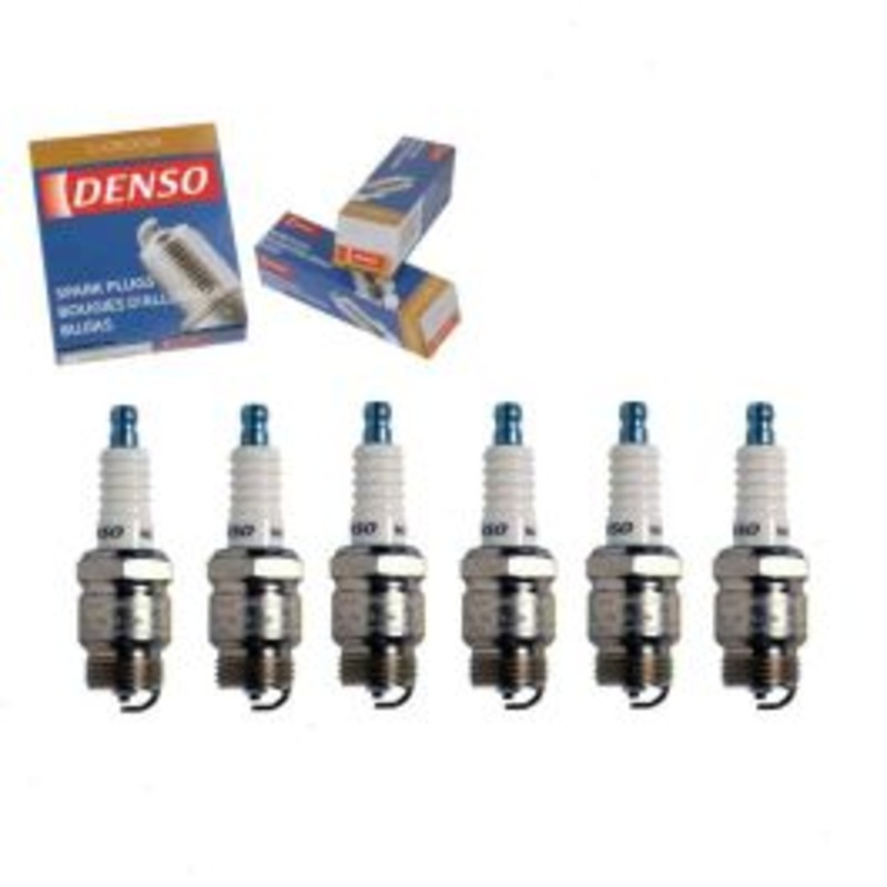 6 pc DENSO Standard U-Groove Spark Plugs for 1957-1964 Ford Ranchero 2.4L 3.6L L6