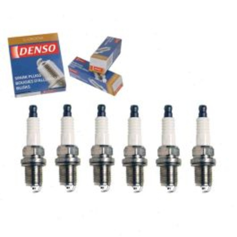 6 pc DENSO Standard U-Groove Spark Plugs for 1992-1993 Dodge B150 3.9L V6