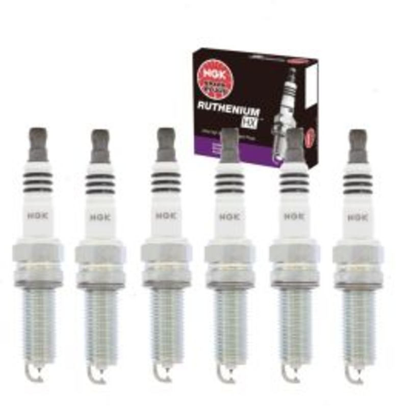6 pc NGK Ruthenium HX Spark Plugs for 2009-2012 Acura RL 3.7L V6