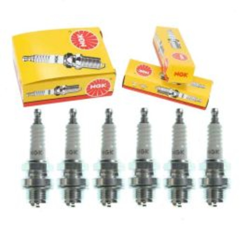 6 pc NGK Standard 3010 AB-7 Spark Plugs