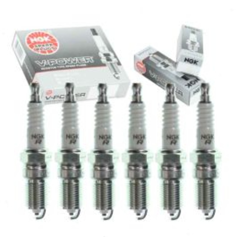 6 pc NGK V-Power Spark Plugs for 1977-1983 Mercury Capri 2.8L 3.8L V6