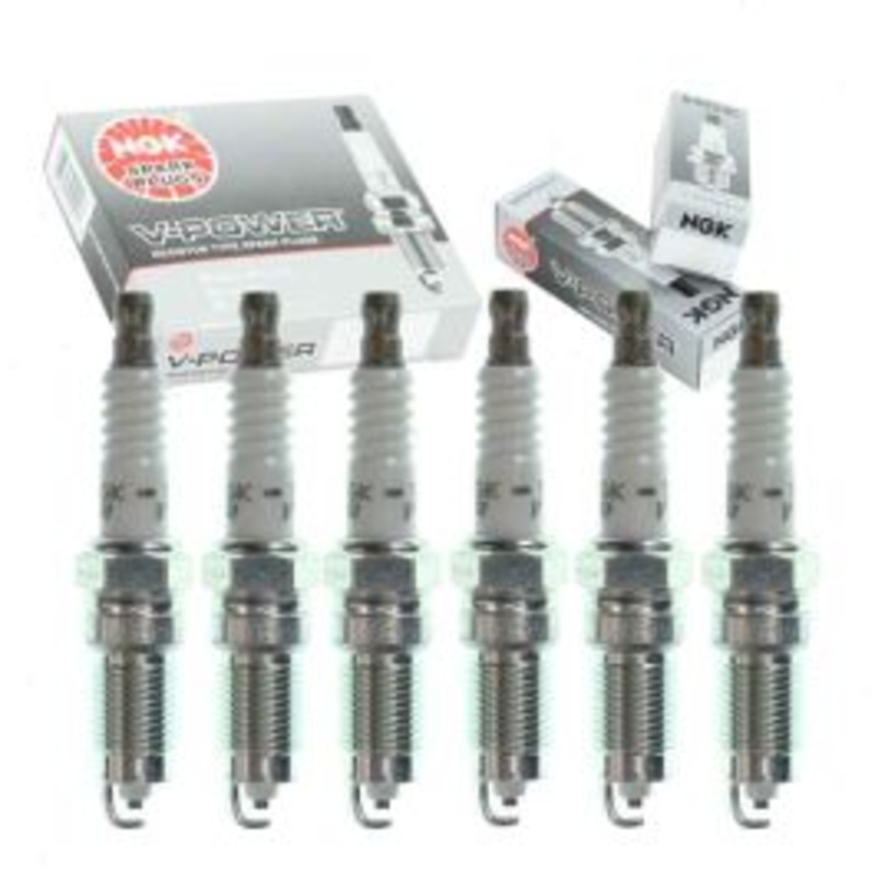 6 pc NGK V-Power Spark Plugs for 1998-2002 Ford E-150 Econoline Club Wagon 4.2L V6
