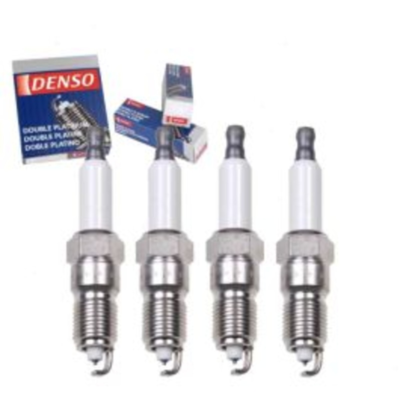 4 pc DENSO Double Platinum Spark Plugs for 1995-1997 Pontiac Sunfire 2.2L L4