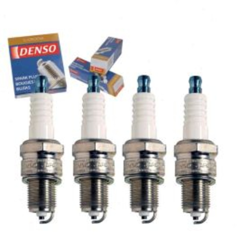 4 pc DENSO Standard U-Groove Spark Plugs for 1969-1980 Saab 99 1.7L 2.0L L4