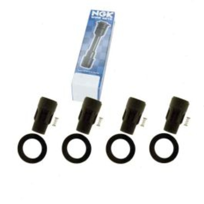 4 pc NGK Ignition Coil Boots for 2007-2014 Jeep Patriot 2.0L 2.4L L4