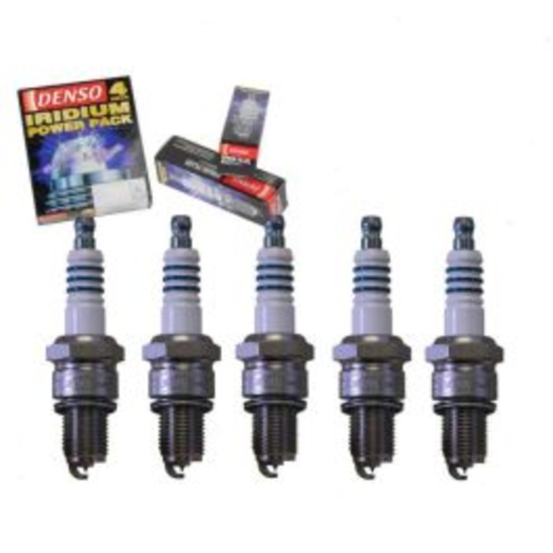 5 pc DENSO Iridium Power Spark Plugs for 1986-1987 Audi 4000 Quattro 2.2L L5