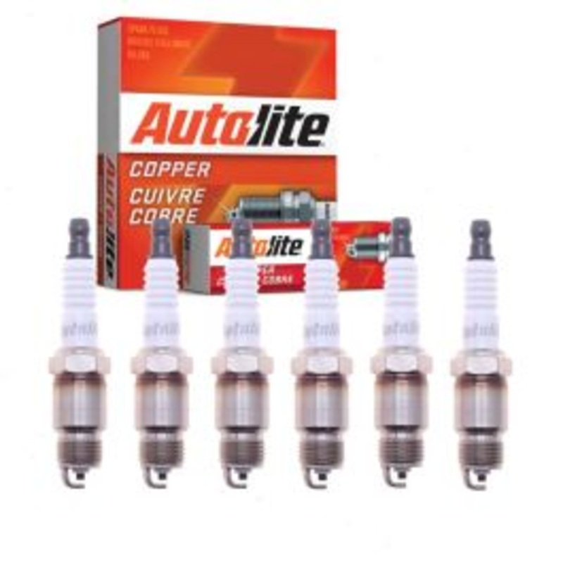 6 pc Autolite Copper Core Spark Plugs for 1990-1995 Chevrolet Lumina APV 3.1L V6