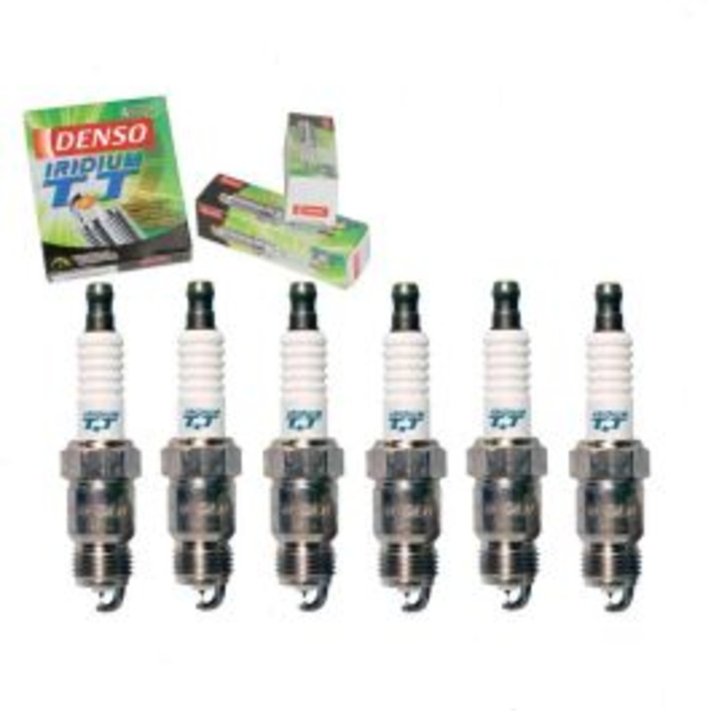 6 pc DENSO Iridium TT Spark Plugs for 1976-1980 Pontiac Sunbird 3.8L V6