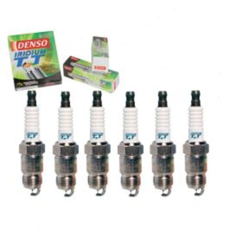 6 pc DENSO Iridium TT Spark Plugs for 1985-1995 GMC G2500 4.3L V6