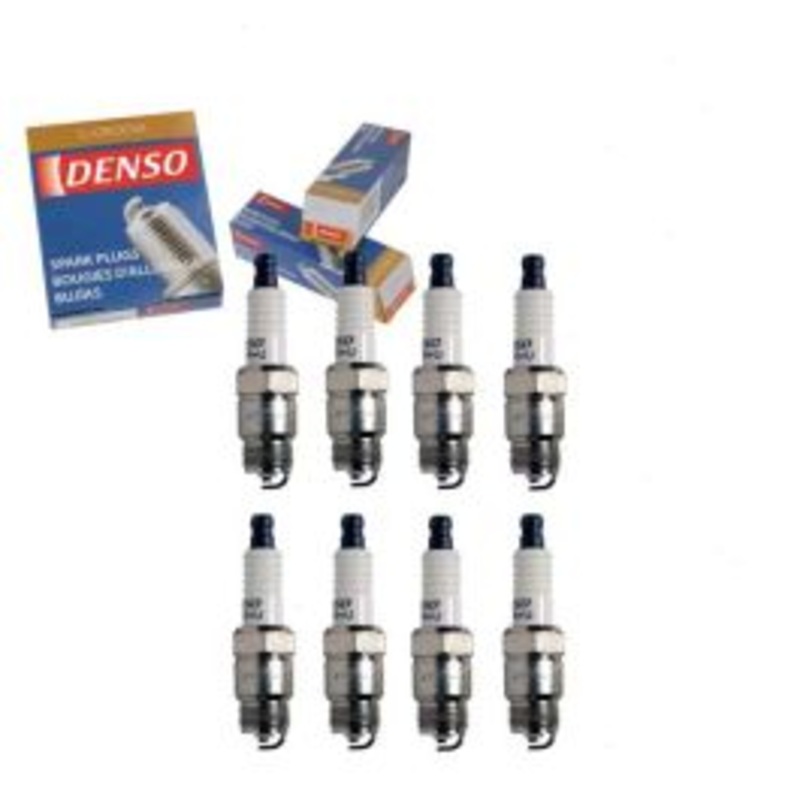 8 pc DENSO Standard U-Groove Spark Plugs for 1985-1997 Ford F-350 7.5L V8